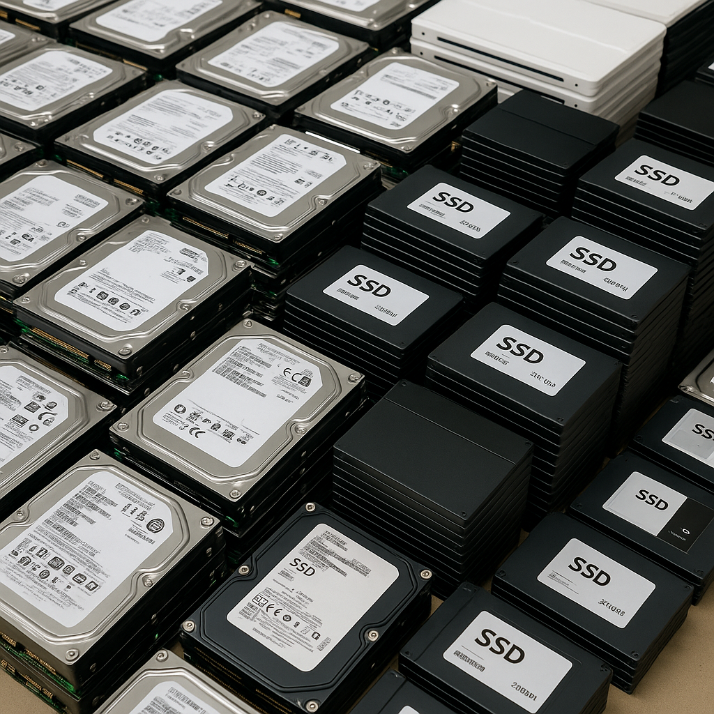 data storage ,drives and SSDs