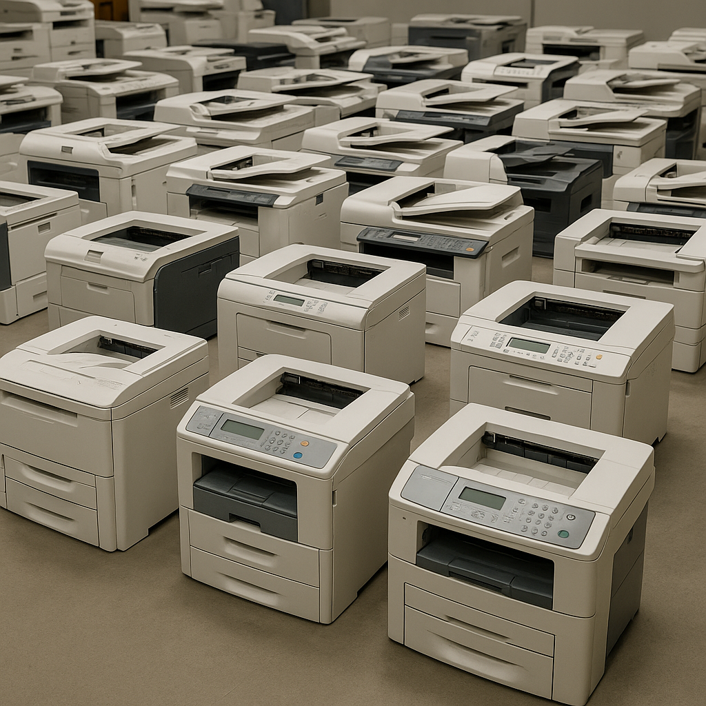laser jet printers and photocopiers