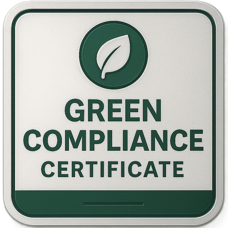 Green compliance certificate
