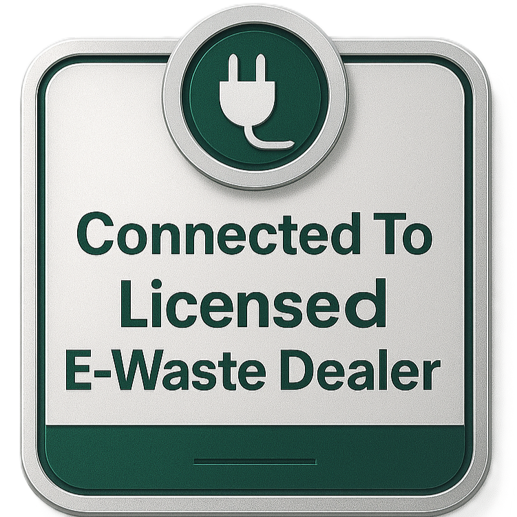 connnected to lisceneced e waste dealer