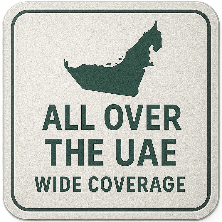 all over he UAE coverage