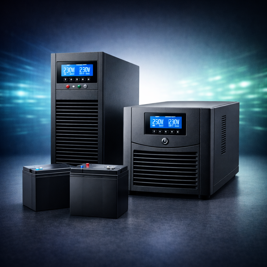 ups unit and batteries
